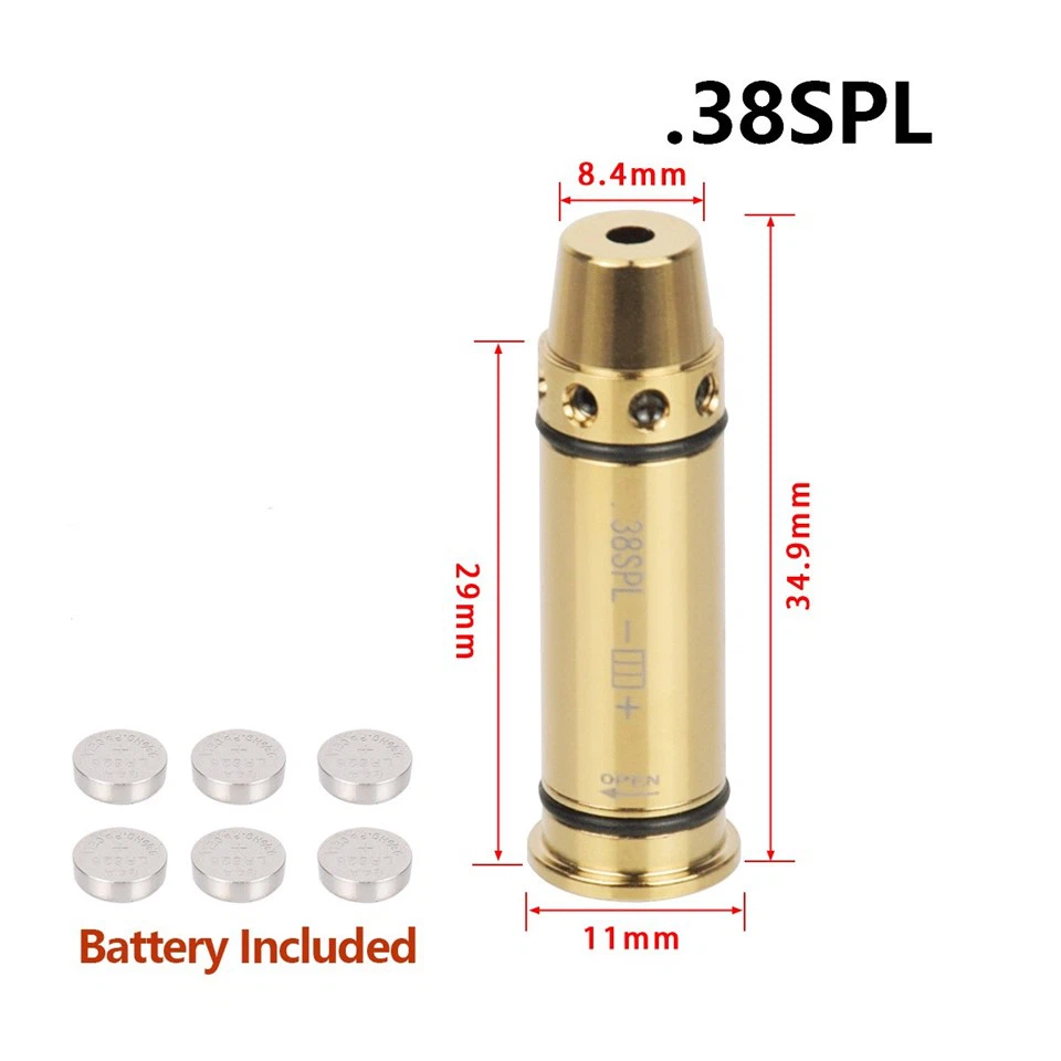 9mm .380ACP .40S&W 223Rem Laser Training Sight